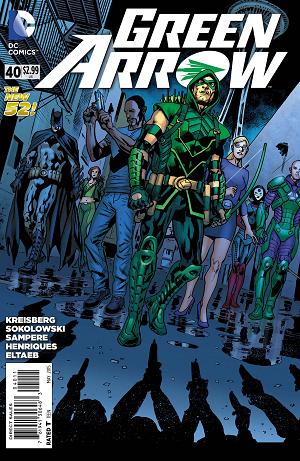 Green Arrow #40  cover