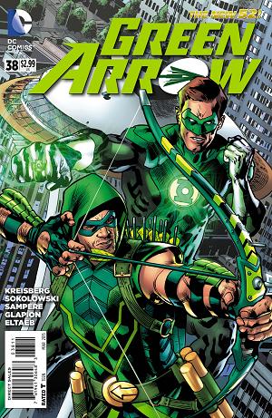 Green Arrow #38 cover