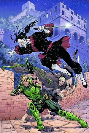 Green Arrow #13 cover