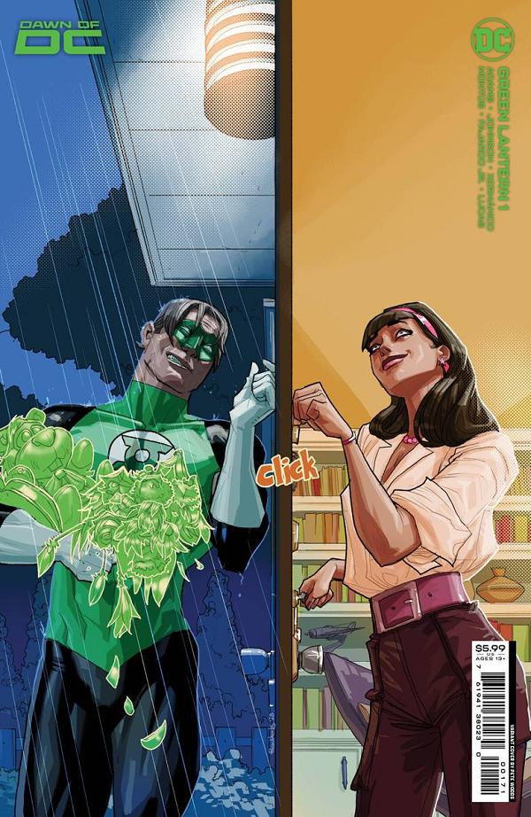 Green Lantern #1 CVR D CVR D WOODS COLOR CS cover