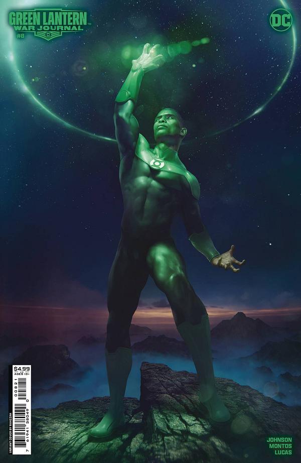 Green Lantern War Journal #8 CVR B RAHZZAH CSV cover