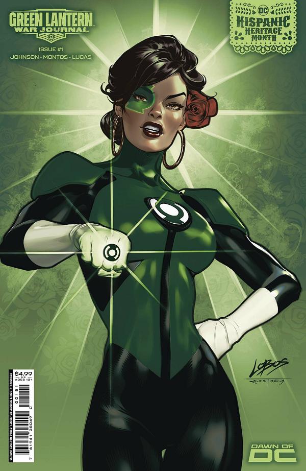 Green Lantern War Journal #1 variant cover