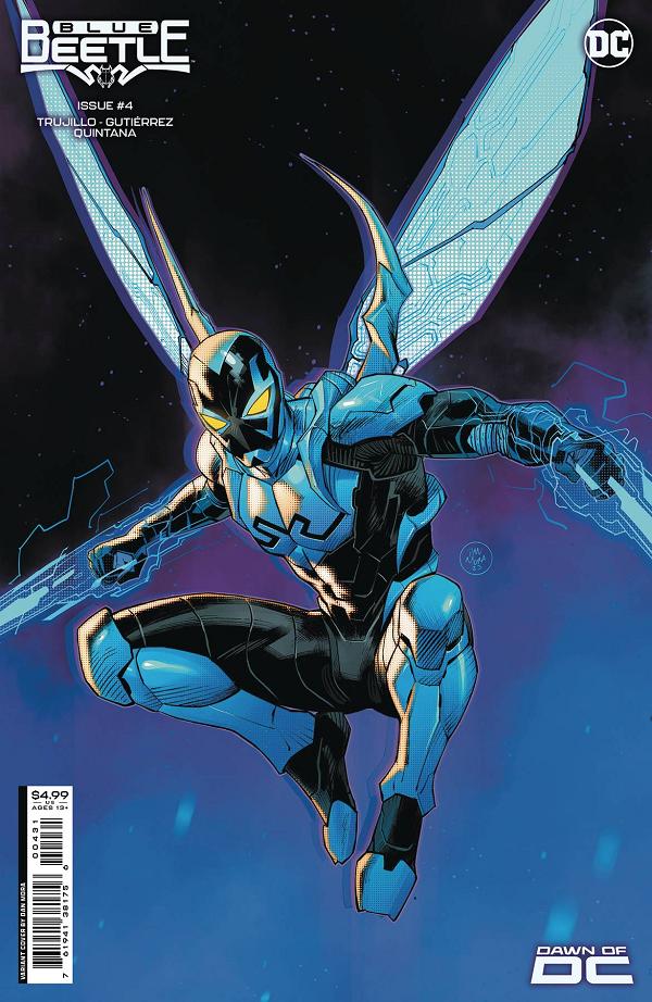 Blue Beetle #4 CVR B DAN MORA CSV cover