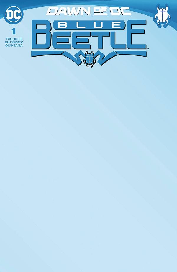 Blue Beetle #1 CVR E BLANK CSV cover