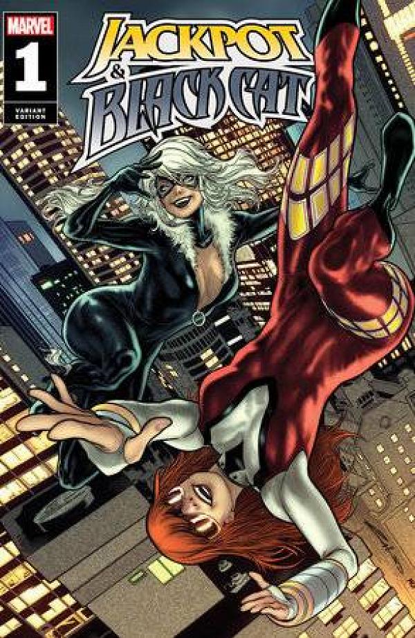 Jackpot & Black Cat #1 EMILIO LAISO FOIL cover