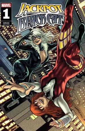 Jackpot & Black Cat #1 EMILIO LAISO FOIL cover