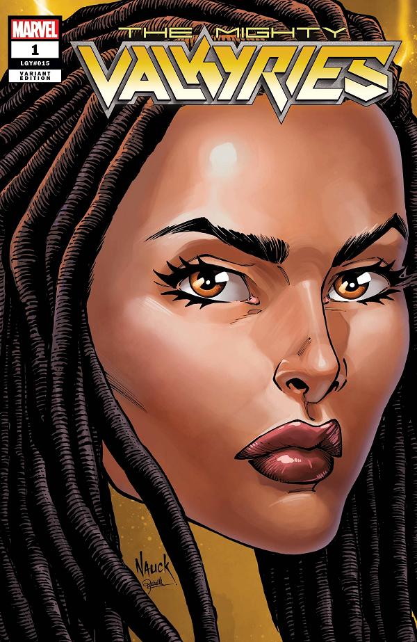 Mighty Valkyries #1 variant cover by Todd Nauck