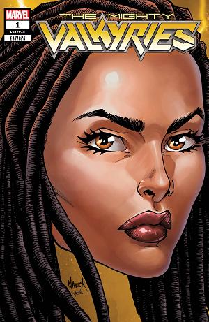 Mighty Valkyries #1 (OF 5) NAUCK HEADSHOT cover
