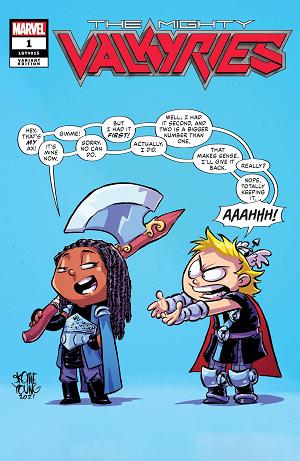 Mighty Valkyries #1 (OF 5) YOUNG cover