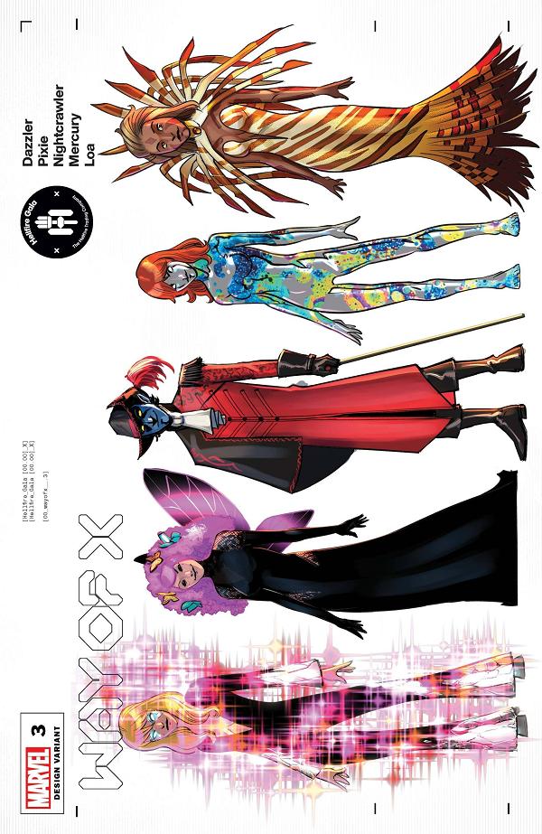 Way Of X #3 variant cover by Bob Quinn