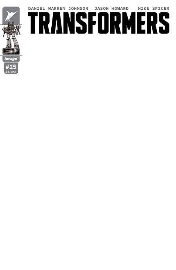 Transformers #15 CVR G BLANK SKETCH CVR cover