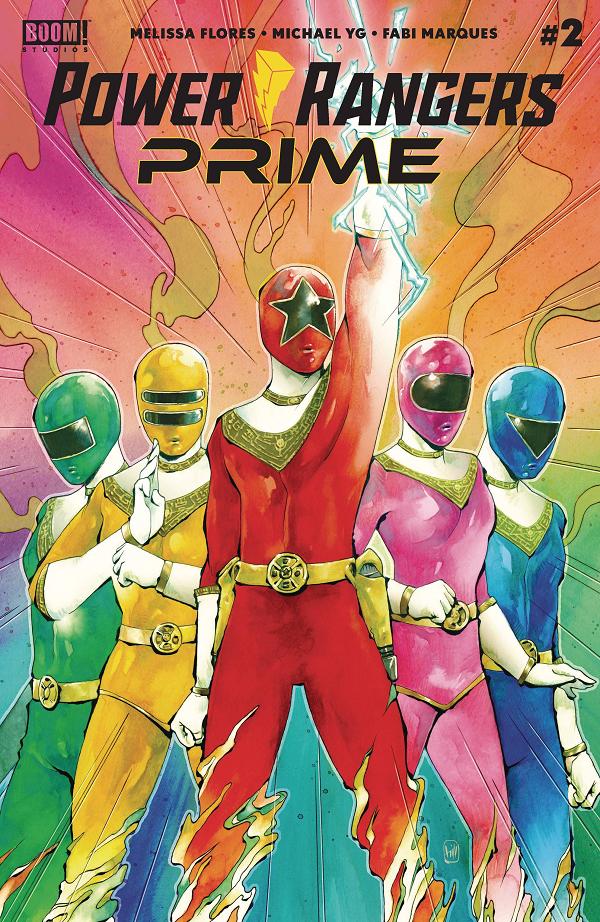 Power Rangers Prime #2 variant cover by Chuma Hill