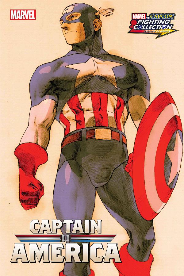 Captain America #16 BENGUS MARVEL VS CAPCOM cover
