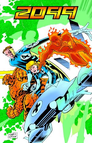 Fantastic Four Doom 2099 Omnibus Hc Leonardi Dm Var