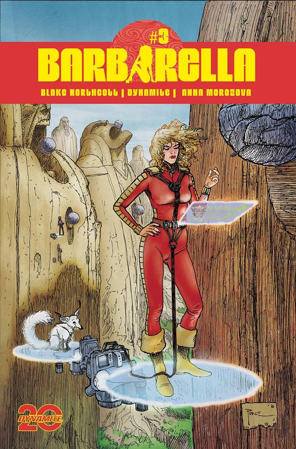 Barbarella #3 variant cover by Richard Pace