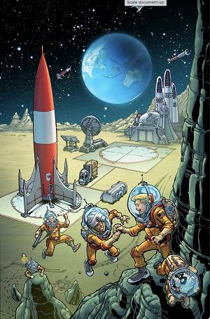 Jonny Quest #5 CVR E HARDIN LTD VIRGIN cover
