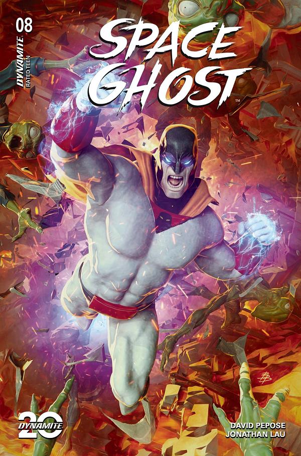 Space Ghost #8 variant cover by Bjorn Barends