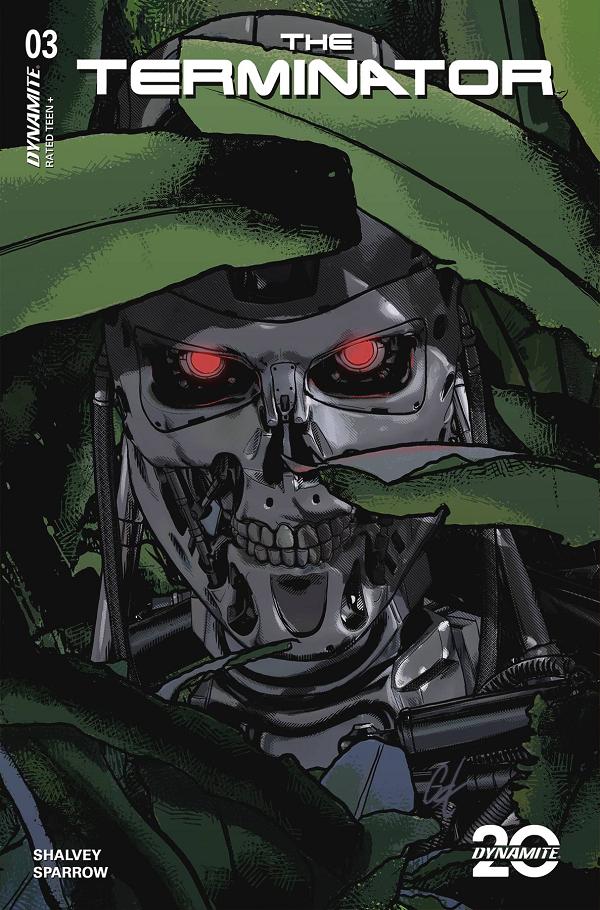 Terminator #3 variant cover by Cat Staggs