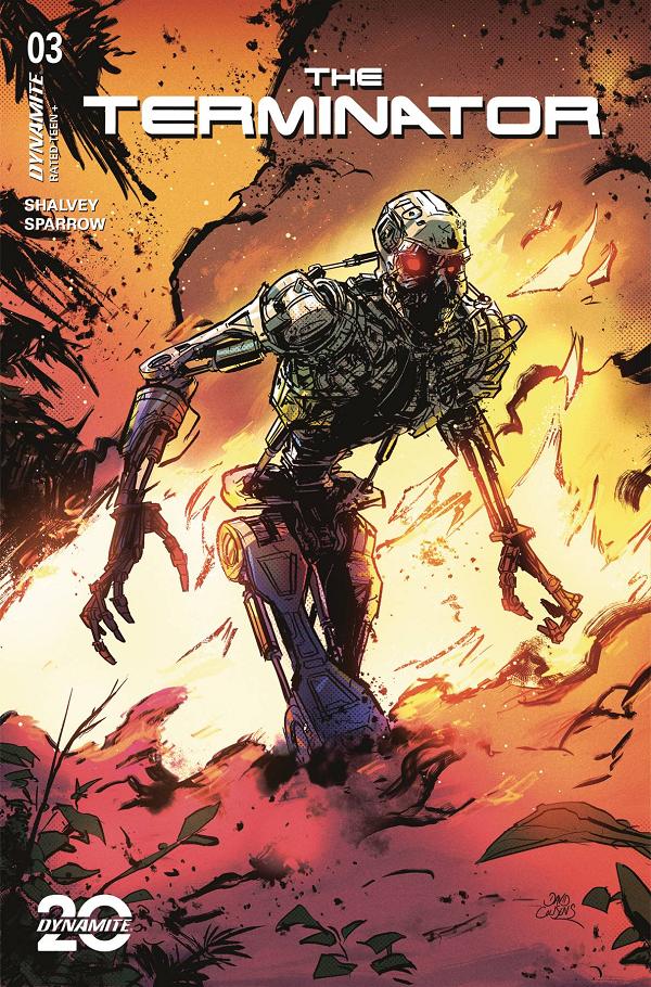 Terminator #3 variant cover by David Cousens