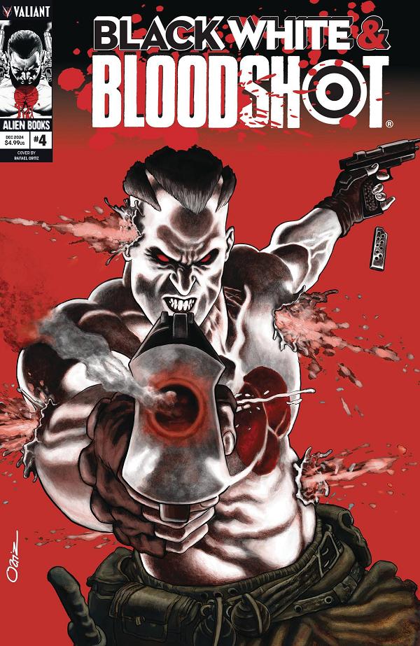 Black White & Bloodshot #4 cover by Rafael Ortiz