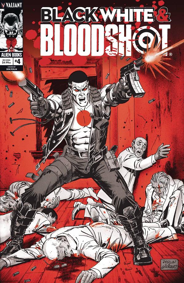 Black White & Bloodshot #4 variant cover by Don Perlin