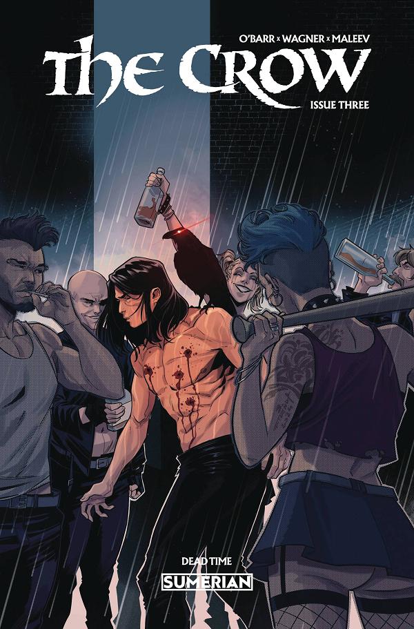 Crow Dead Time #3 cover by Bruno Frenda