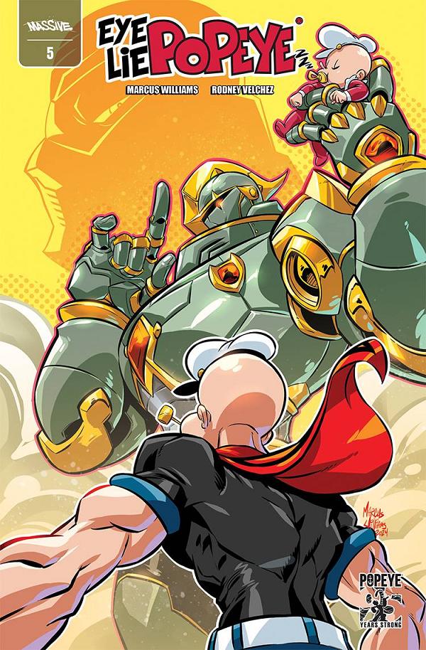 Eye Lie Popeye #5 cover by Marcus Williams