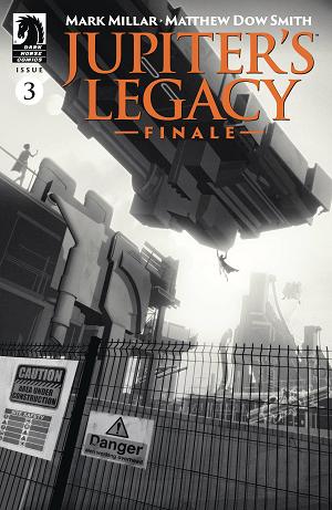 Jupiters Legacy Finale #3 CVR B B&W CARTER (MR) cover