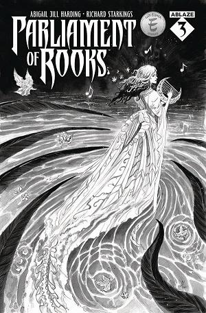 Parliament Of Rooks #3 CVR B ABIGAIL JILL HARDING B&W (MR) cover