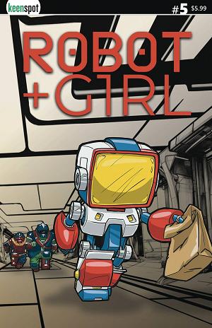 Robot + Girl #5 CVR A MIKE WHITE cover