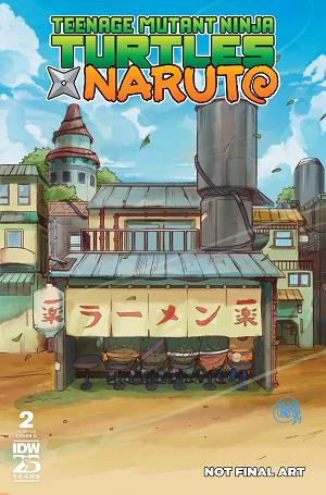 Teenage Mutant Ninja Turtles X Naruto #2 CVR D LINDSAY cover