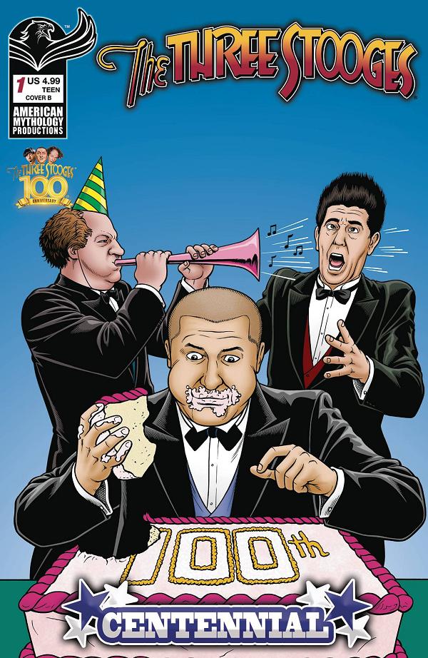 Three Stooges Centennial #1 CVR A FRAIM (O/A) cover