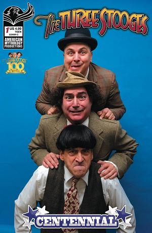Three Stooges Centennial #1 CVR C NEW STOOGES PHOTO (O/A) cover