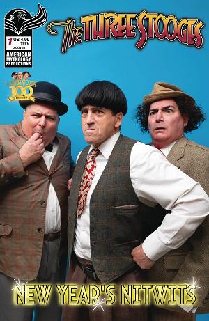 Three Stooges New Years Nitwits #1 CVR D NEW STOOGES PHOTO cover