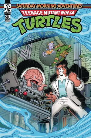 Tmnt Saturday Morning Adv #20 CVR B MEDEL cover
