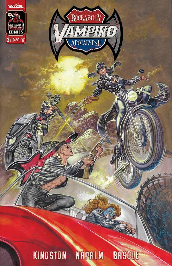 Vampiro Rockabilly Apocalypse #3 cover by Pegaso