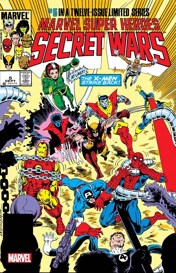 Marvel Super Heroes: Secret Wars #5 FOIL cover