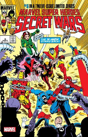 Marvel Super Heroes: Secret Wars #5 FOIL cover