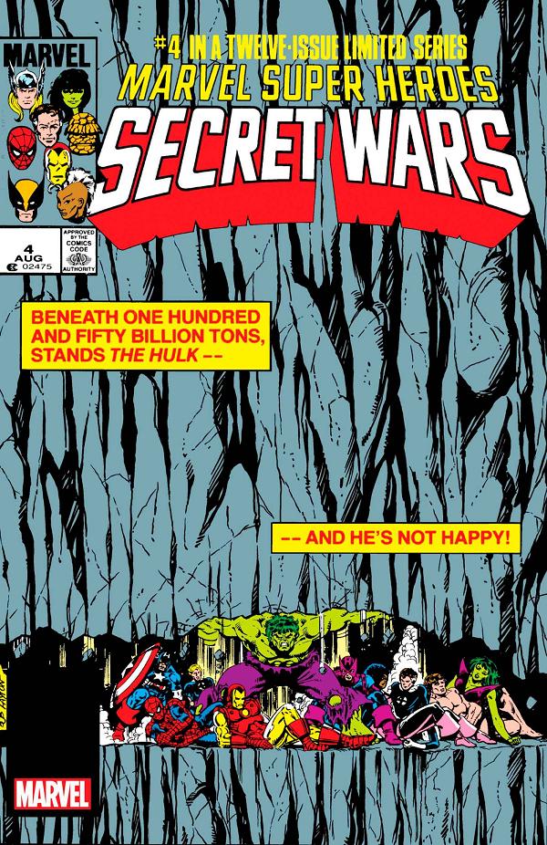 Marvel Super Heroes: Secret Wars #4  cover