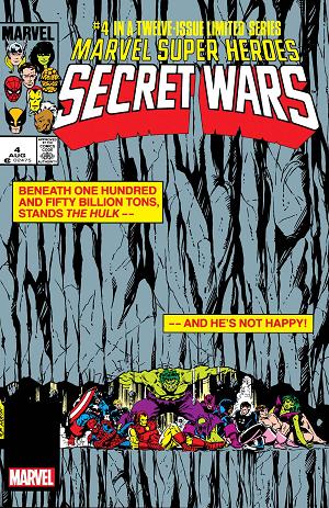Marvel Super Heroes: Secret Wars #4 FACSIMILE EDITION FOIL cover
