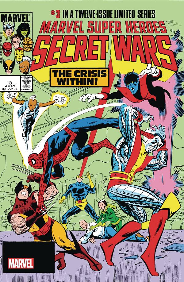 Marvel Super Heroes: Secret Wars #3 FACSIMILE EDITION FOIL cover