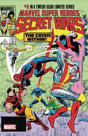 Marvel Super Heroes: Secret Wars #3 FACSIMILE EDITION FOIL cover