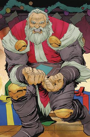 Batman Santa Silent Knight Returns #5 CVR B WOODS cover