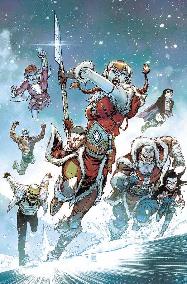 Batman Santa Silent Knight Returns #4 CVR A CHANG cover