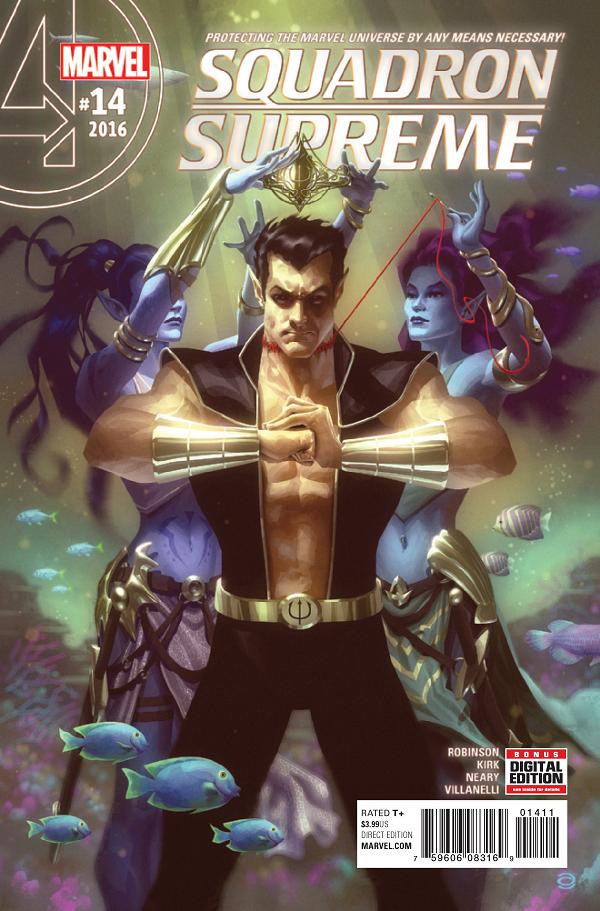 Squadron Supreme #14 cover by Alex Garner