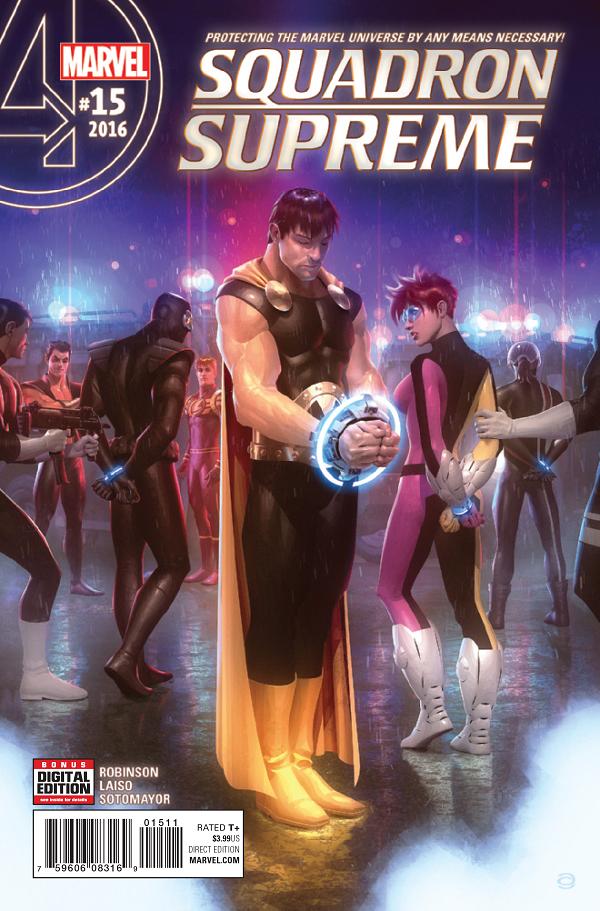 Squadron Supreme #15  cover