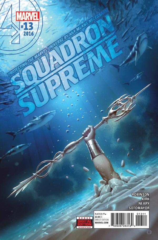 Squadron Supreme #13 cover by Alex Garner