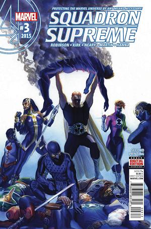 Squadron Supreme #3 ALEX ROSS 2ND PTG cover