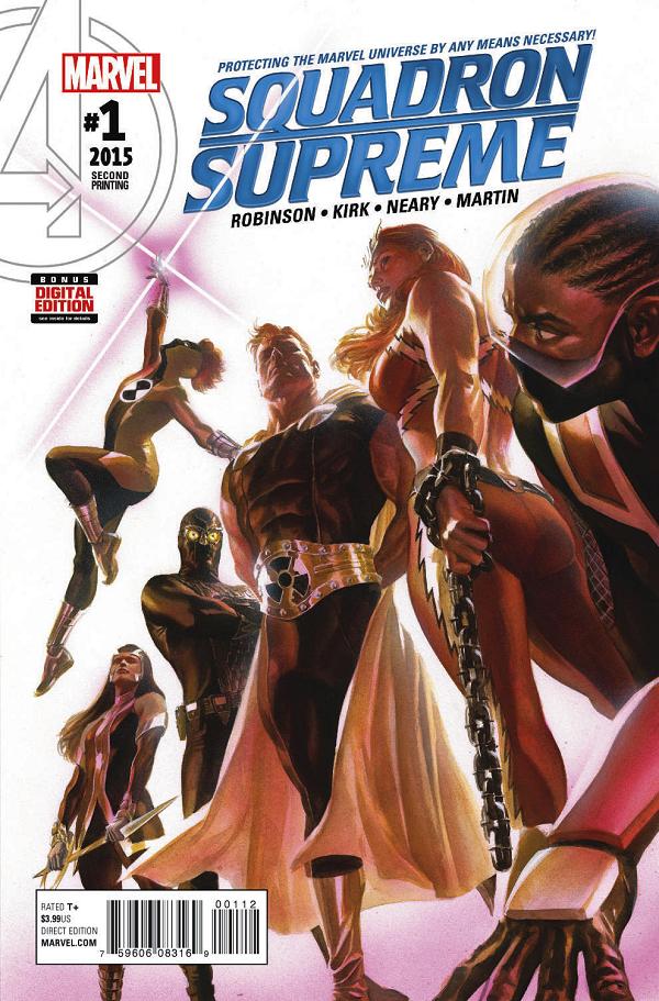 Squadron Supreme #1 ALEX ROSS 2ND PTG cover
