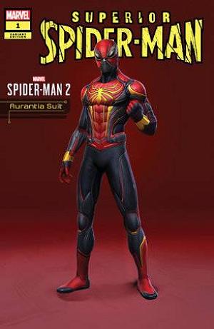 Superior Spider-Man #1 AURANTIA SUIT SPIDER-MAN 2 cover